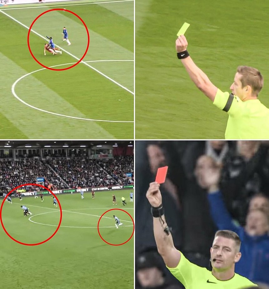 Tranh cãi hậu vệ Chelsea không bị đuổi khỏi sân dù mắc lỗi giống Saliba của Arsenal - Ảnh 1. Tranh cãi hậu vệ Chelsea không bị đuổi khỏi sân dù mắc lỗi giống Saliba của Arsenal - Ảnh 1.