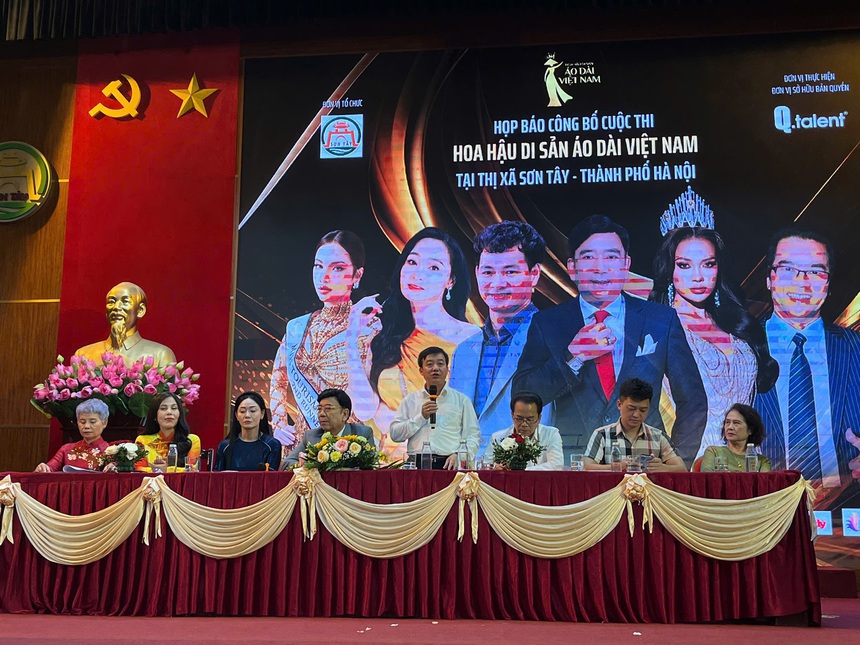 Cuộc thi Hoa Hậu Di sản Áo dài Việt Nam 2024 chính thức ra mắt báo giới - Ảnh 2. Cuộc thi Hoa Hậu Di sản Áo dài Việt Nam 2024 chính thức ra mắt báo giới - Ảnh 2.