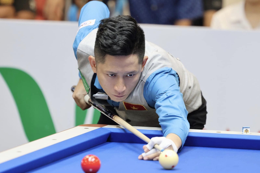 Tay cơ Nguyễn Hoàn Tất thắng vang dội ở vòng loại thứ 2 World Cup billiards Tay cơ Nguyễn Hoàn Tất thắng vang dội ở vòng loại thứ 2 World Cup billiards