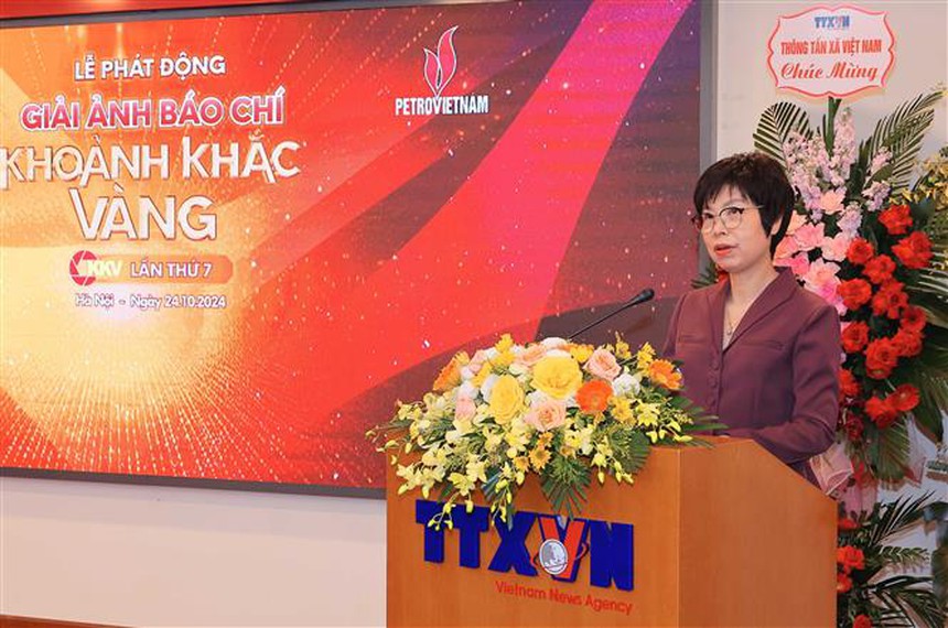 Thông tấn xã Việt Nam phát động Giải Ảnh báo chí "Khoảnh khắc Vàng" lần thứ 7 - Ảnh 1.