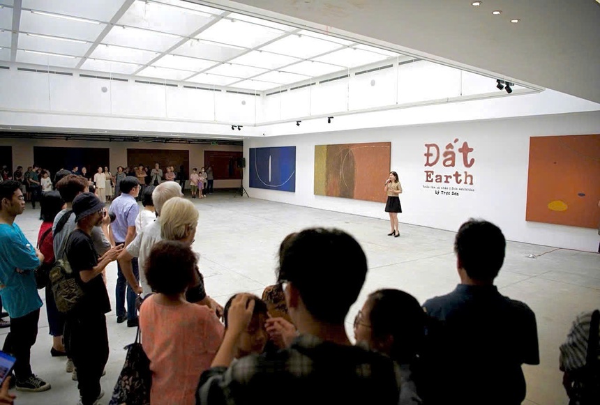 VCCA giới thiệu triển lãm "Đất - Earth" của họa sĩ Lý Trực Sơn - Ảnh 1.