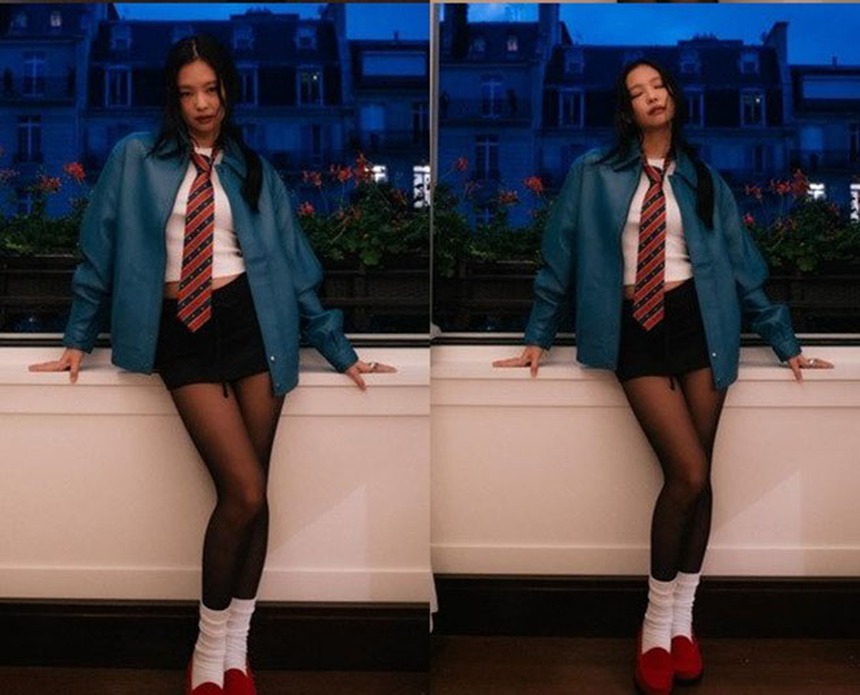 Jennie Blackpink quyến rũ với vẻ ngoài táo bạo trước khi phát hành đĩa đơn solo - Ảnh 6. Jennie Blackpink quyến rũ với vẻ ngoài táo bạo trước khi phát hành đĩa đơn solo - Ảnh 6.