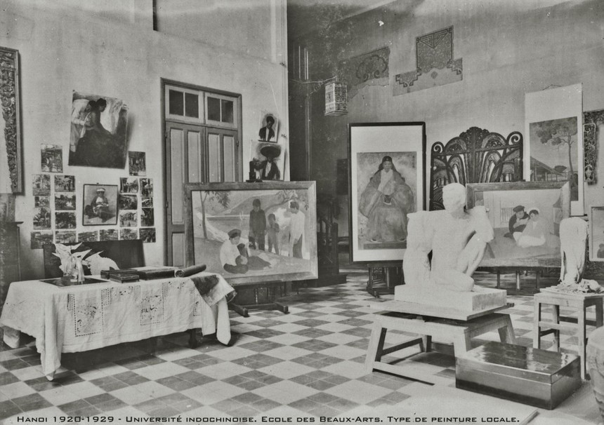 100 năm Trường Mỹ thuật Đông Dương (kỳ 3&hết): Vai trò kiến tạo nền mỹ thuật Việt Nam hiện đại - Ảnh 4. 100 năm Trường Mỹ thuật Đông Dương (kỳ 3&hết): Vai trò kiến tạo nền mỹ thuật Việt Nam hiện đại - Ảnh 4.