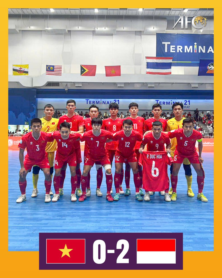 Chung kết giải futsal vô địch Đông Nam Á 2024: Việt Nam 0-2 Indonesia: Vẫn chưa thể "xóa dớp" - Ảnh 1. Chung kết giải futsal vô địch Đông Nam Á 2024: Việt Nam 0-2 Indonesia: Vẫn chưa thể "xóa dớp" - Ảnh 1.