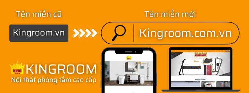 Kingroom.vn đổi tên miền sang Kingroom.com.vn - Ảnh 1.