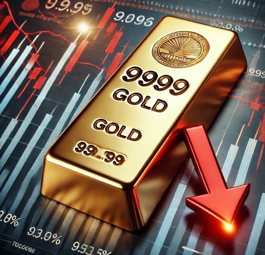 Giá vàng chiều hôm nay 11/11 tiếp tục giảm cả chiều mua và bán - Ảnh 1.