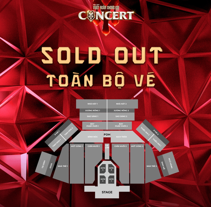 Concert 'Anh trai vượt ngàn chông gai' tại Hà Nội 'cháy vé' sau 40 phút mở bán - Ảnh 2. Concert 'Anh trai vượt ngàn chông gai' tại Hà Nội 'cháy vé' sau 40 phút mở bán - Ảnh 2.