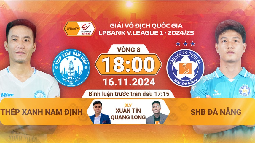 Lịch thi đấu bóng đá hôm nay 16/11: Nam Định gọi, CAHN trả lời? - Ảnh 3. Lịch thi đấu bóng đá hôm nay