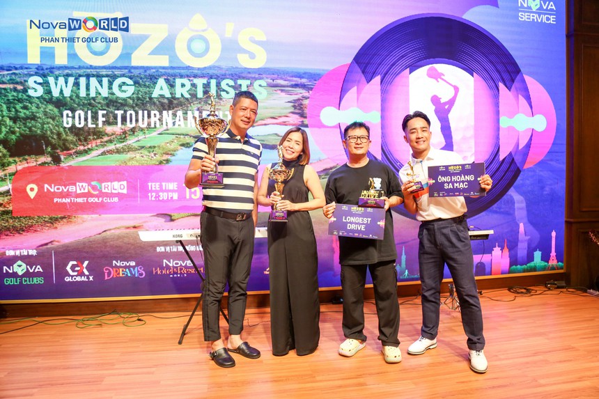 Sao Việt khuấy đảo giải Golf "Hò Dô Swing Artist Golf Tournament" - Ảnh 6. Sao Việt khuấy đảo giải Golf "Hò Dô Swing Artist Golf Tournament" - Ảnh 6.