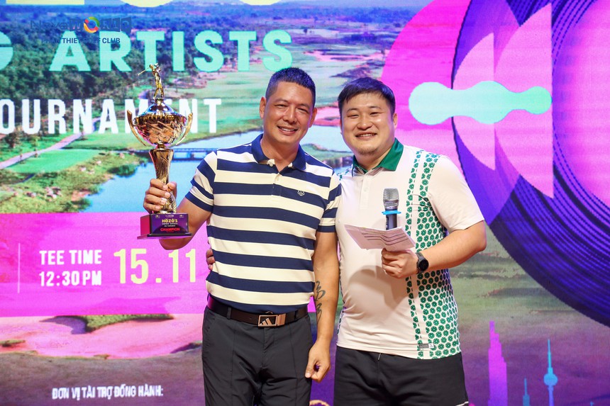 Sao Việt khuấy đảo giải Golf "Hò Dô Swing Artist Golf Tournament" - Ảnh 4. Sao Việt khuấy đảo giải Golf "Hò Dô Swing Artist Golf Tournament" - Ảnh 4.