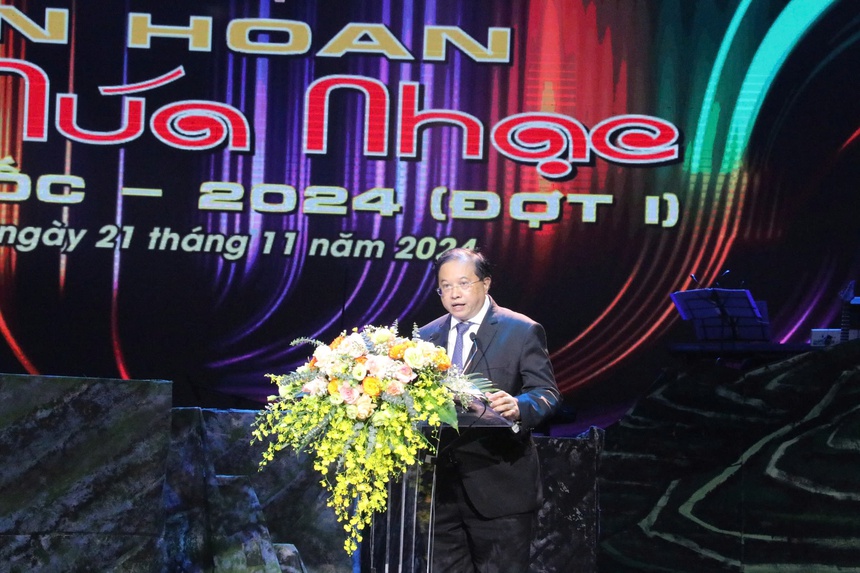 Khai mạc Liên hoan Ca Múa Nhạc toàn quốc - 2024 đợt 1 tại Vĩnh Phúc - Ảnh 1. Khai mạc Liên hoan Ca Múa Nhạc toàn quốc - 2024 đợt 1 tại Vĩnh Phúc - Ảnh 1.