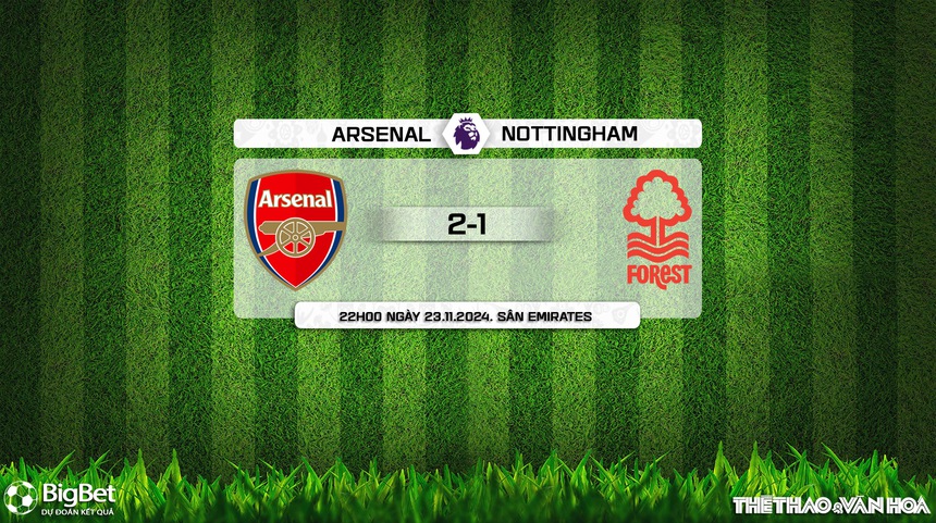 Nhận định, soi tỷ lệ Arsenal vs Nottingham (22h00, 23/11), vòng 12 Ngoại hạng Anh - Ảnh 11.