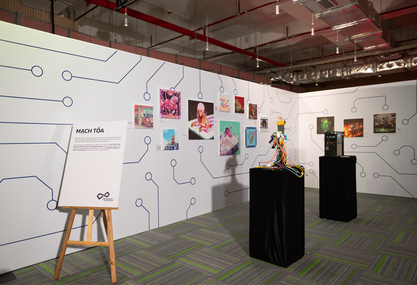 Tổ chức triễn lãm "Dòng Dòng Mạch Mạch" vì môi trường - Ảnh 4. Tổ chức triễn lãm "Dòng Dòng Mạch Mạch" vì môi trường - Ảnh 4.