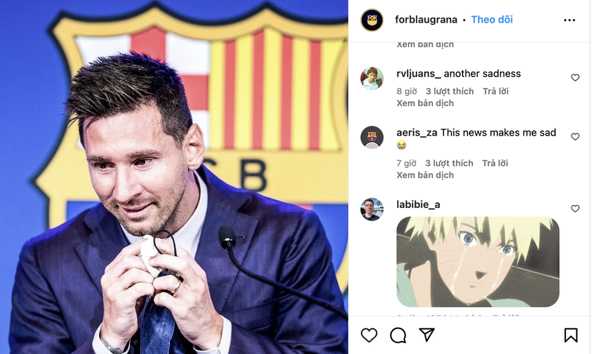 Fan sửng sốt khi Messi bất ngờ 'quay xe', không tham dự sự kiện 125 năm thành lập Barca - Ảnh 1. Fan sửng sốt khi Messi bất ngờ 'quay xe', không tham dự sự kiện 125 năm thành lập Barca - Ảnh 1.