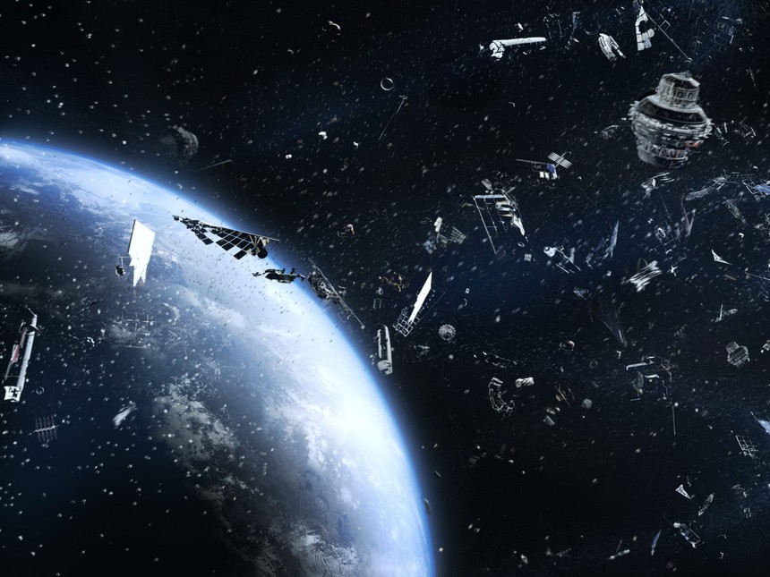Rác vệ tinh đe dọa nghiêm trọng bầu khí quyển - Ảnh 1.
