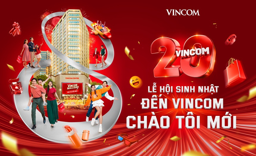 Sinh nhật Vincom 20 năm khai màn mùa lễ hội rực rỡ nhất trong năm - Ảnh 1. Sinh nhật Vincom 20 năm khai màn mùa lễ hội rực rỡ nhất trong năm - Ảnh 1.