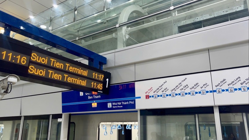 Giá vé đi tàu metro Bến Thành - Suối Tiên cao nhất 20.000 đồng/lượt - Ảnh 1. Giá vé đi tàu metro Bến Thành - Suối Tiên cao nhất 20.000 đồng/lượt - Ảnh 1.