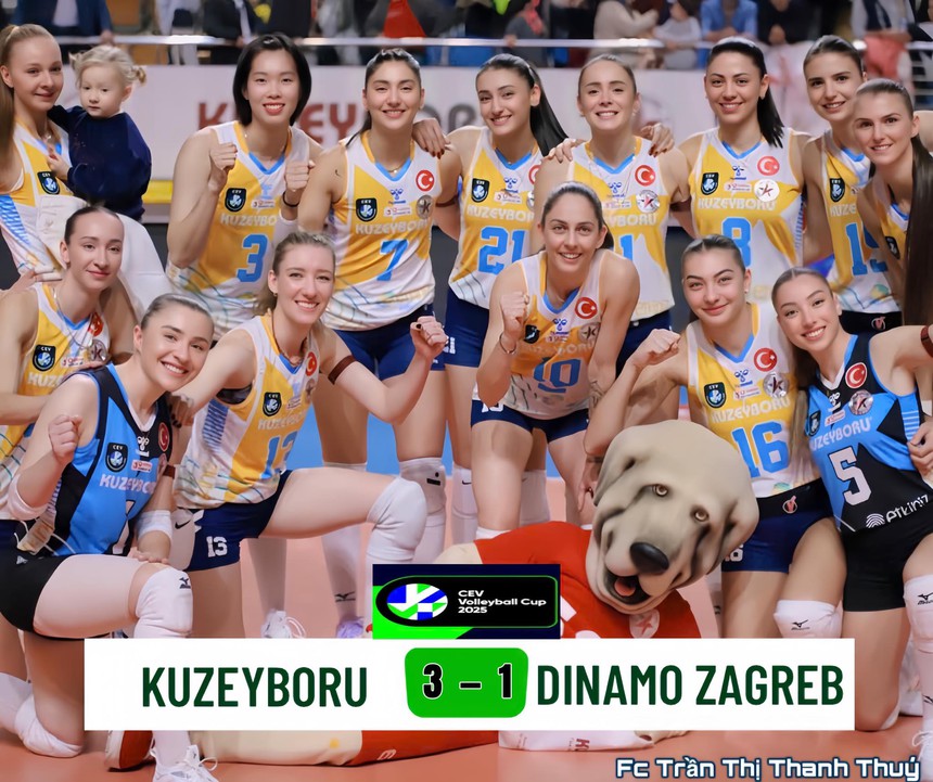 Trần Thị Thanh Thúy đạt hiệu suất vượt trội hai chủ công CLB Thổ Nhĩ Kỳ trong lần đầu thi đấu cúp Châu Âu - Ảnh 1. Trần Thị Thanh Thúy đạt hiệu suất vượt trội hai chủ công CLB Thổ Nhĩ Kỳ trong lần đầu thi đấu cúp Châu Âu - Ảnh 1.