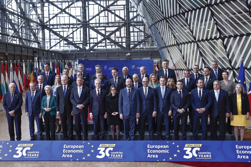 Các nhà lãnh đạo EU họp bàn về tương lai của châu Âu - Ảnh 1. Các nhà lãnh đạo EU họp bàn về tương lai của châu Âu - Ảnh 1.