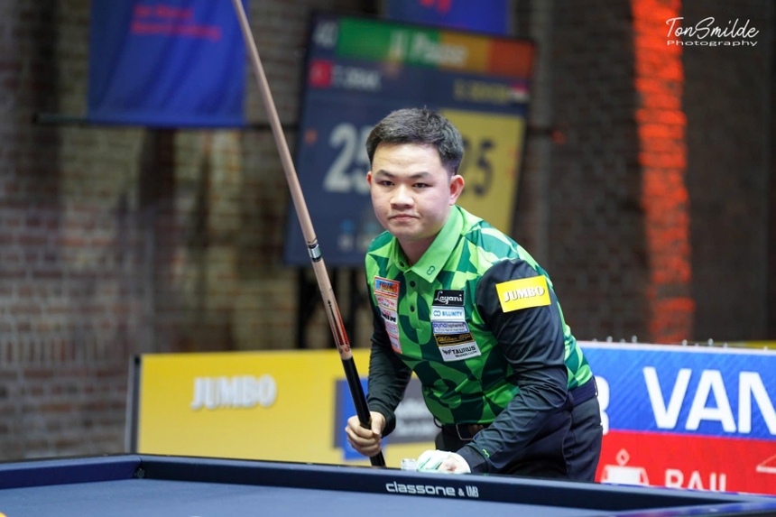 Trần Quyết Chiến và Bao Phương Vinh dừng bước, bi-a Việt Nam sạch bóng ở Seoul World Cup - Ảnh 1. Trần Quyết Chiến