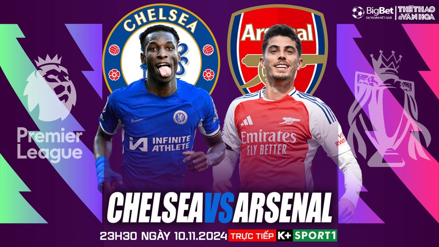 Nhận định, soi tỷ lệ Chelsea vs Arsenal 23h30 ngày 10/11, ngoại hạng Anh vòng 11 - Ảnh 1. Nhận định, soi tỷ lệ Chelsea vs Arsenal 23h30 ngày 10/11, ngoại hạng Anh vòng 11 - Ảnh 1.