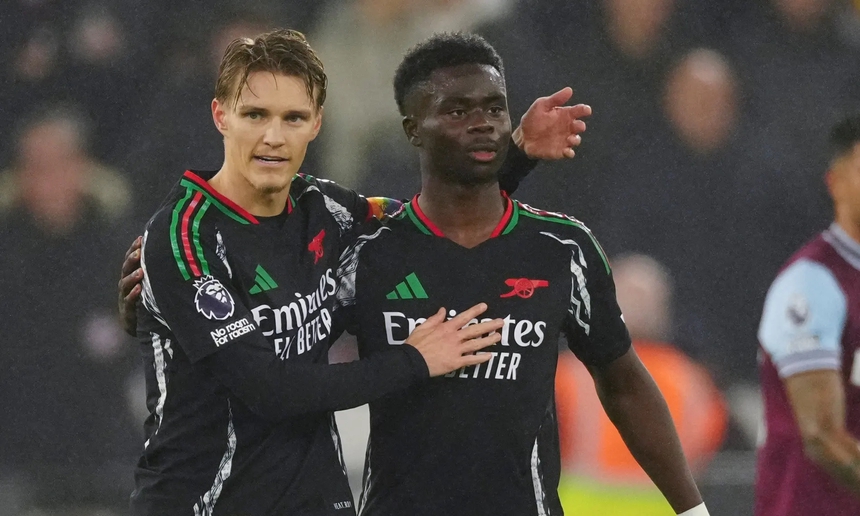 Arsenal: Đua vô địch với Saka - Odegaard - Ảnh 1. Arsenal: Đua vô địch với Saka - Odegaard - Ảnh 1.