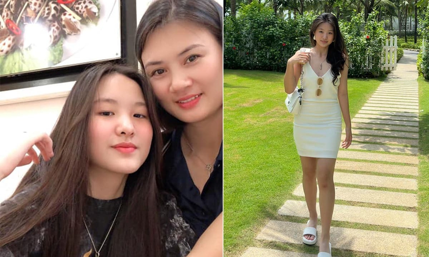 Con gái 16 tuổi nhan sắc nổi bật, năng khiếu thể thao của cựu 'hoa khôi bóng chuyền' Kim Huệ - Ảnh 8. Con gái 16 tuổi nhan sắc nổi bật, năng khiếu thể thao của cựu 'hoa khôi bóng chuyền' Kim Huệ - Ảnh 8.