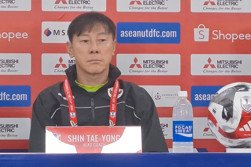 Tin nóng thể thao tối 12/12: HLV Shin Tae Yong chỉ ra mối lo ngại trước trận đấu với Việt Nam - Ảnh 1.