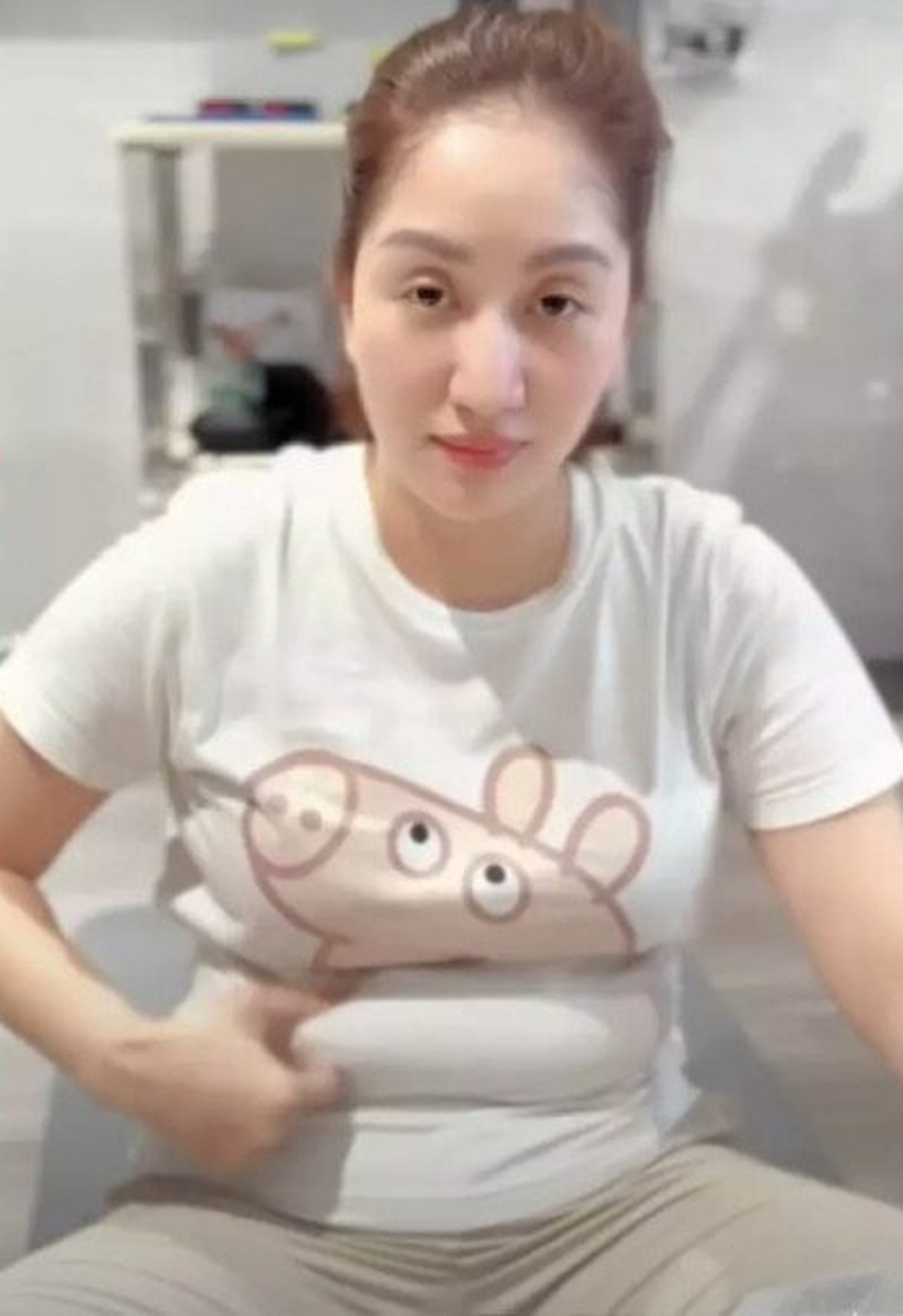 Nhan sắc Khánh Thi trước và sau khi giảm thành công 12kg - Ảnh 1.