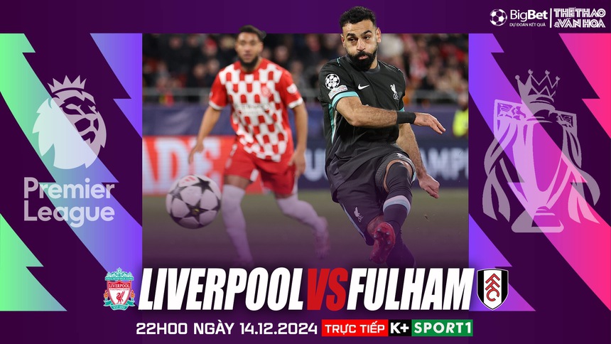 Nhận định, soi tỷ lệ Liverpool vs Fulham 22h00 ngày 5/12, vòng 16 Ngoại hạng Anh - Ảnh 1. Nhận định, soi tỷ lệ Liverpool vs Fulham 22h00 ngày 5/12, vòng 16 Ngoại hạng Anh - Ảnh 1.