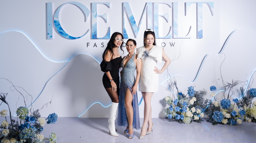 Dàn sao Việt đình đám tỏa sáng tại Ice Melt Fashion Show - Ảnh 1.