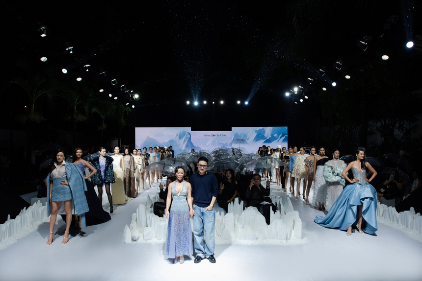 Dàn sao Việt đình đám tỏa sáng tại Ice Melt Fashion Show - Ảnh 13.