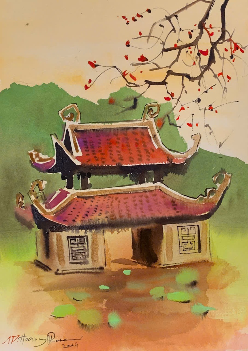 Hoạ sĩ Hoàng Phong: Đến núi Bà Đen để đánh thức sự tĩnh lặng - Ảnh 4. Hoạ sĩ Hoàng Phong: Đến núi Bà Đen để đánh thức sự tĩnh lặng - Ảnh 4.