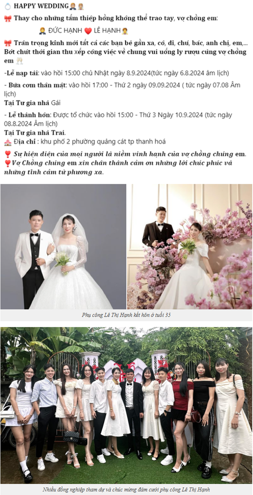 Phụ công tài năng bóng chuyền nữ Việt Nam làm đám cưới ở tuổi 35, được nhiều đồng nghiệp nổi tiếng chúc mừng - Ảnh 2. Phụ công tài năng bóng chuyền nữ Việt Nam làm đám cưới ở tuổi 35, được nhiều đồng nghiệp nổi tiếng chúc mừng - Ảnh 2.