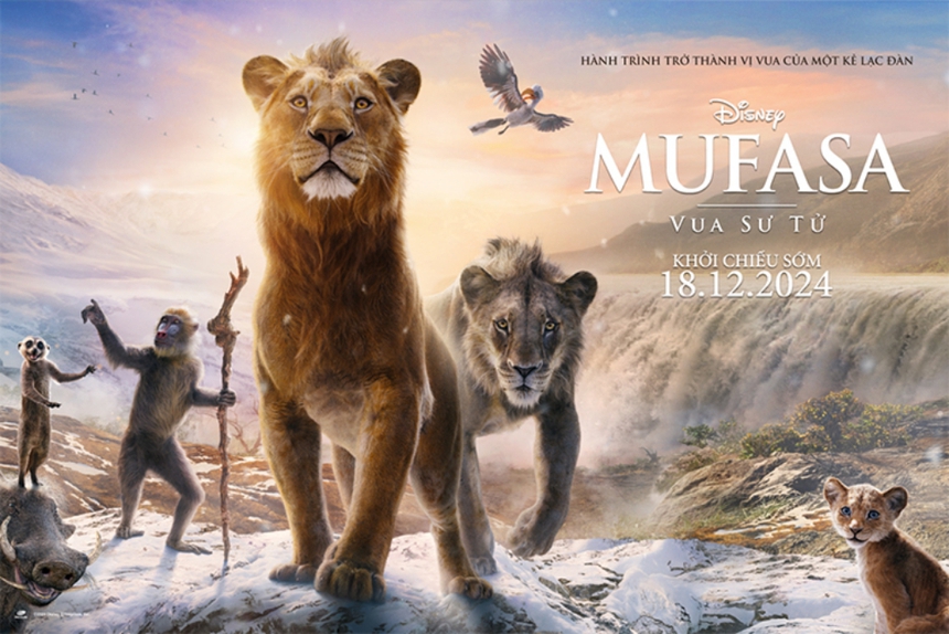 Phim "Mufasa: The Lion King": Hành trình về nguồn cội của vua Mufasa - Ảnh 4. Phim "Mufasa: The Lion King": Hành trình về nguồn cội của vua Mufasa - Ảnh 4.