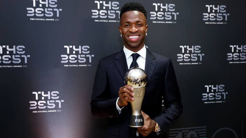 Kết quả trao giải FIFA The Best: Vinicius và sao trẻ MU được vinh danh - Ảnh 1. Kết quả trao giải FIFA The Best: Vinicius và sao trẻ MU được vinh danh - Ảnh 1.
