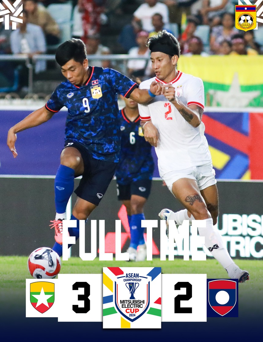 ĐT Lào chia tay AFF Cup với trận đấu siêu kịch tính, ĐT Myanmar gây sức ép lên Indonesia - Ảnh 1. ĐT Lào chia tay AFF Cup với trận đấu siêu kịch tính, ĐT Myanmar gây sức ép lên Indonesia - Ảnh 1.