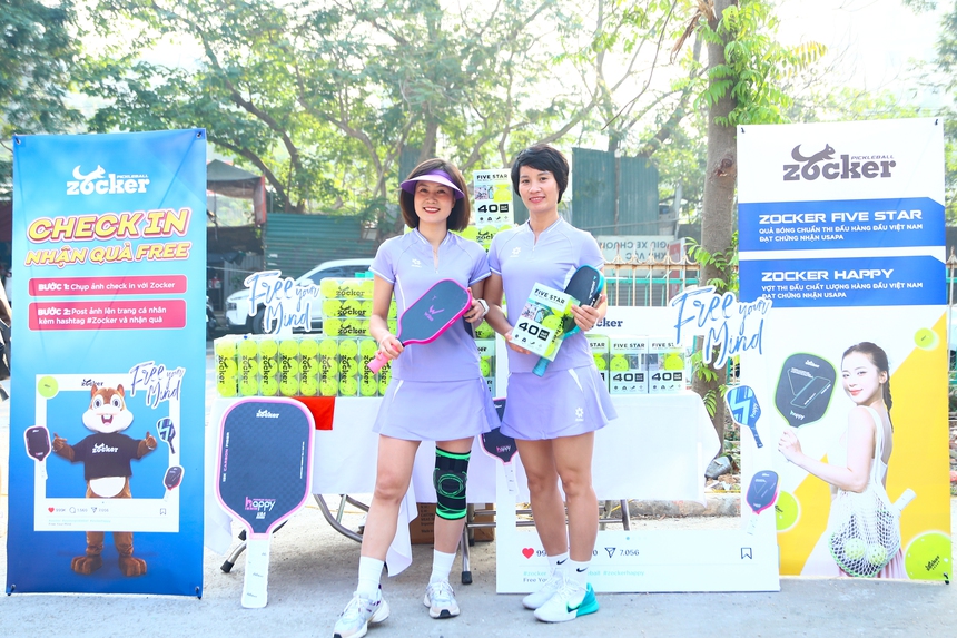 Ngắm dàn 'chị đẹp' của thể thao Việt Nam tại giải pickleball dành riêng cho phái nữ - Ảnh 5. Ngắm dàn 'chị đẹp' của thể thao Việt Nam tại giải pickleball dành riêng cho phái nữ - Ảnh 5.