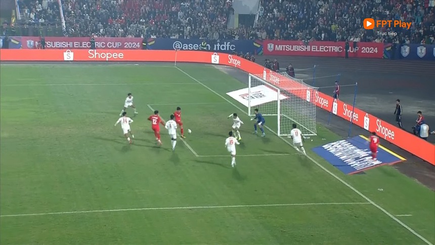 Bùi Vĩ Hào bỏ lỡ cơ hội khó tin trong trận gặp Myanmar - Ảnh 1. Bùi Vĩ Hào bỏ lỡ cơ hội khó tin trong trận gặp Myanmar - Ảnh 1.