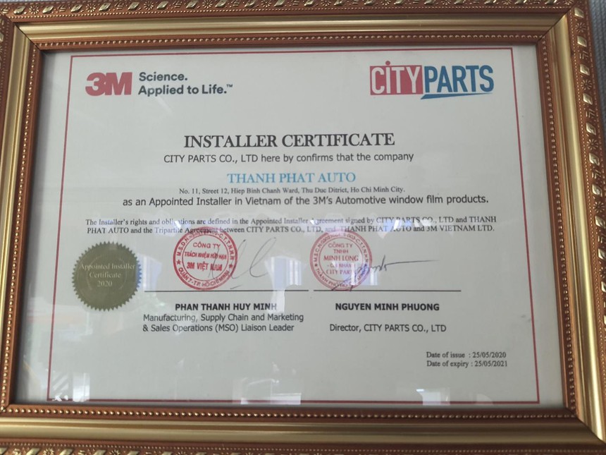 Cách phân biệt phim cách nhiệt 3M chính Hãng - Thành Phát Auto Review - Ảnh 3. Cách phân biệt phim cách nhiệt 3M chính Hãng - Thành Phát Auto Review - Ảnh 3.