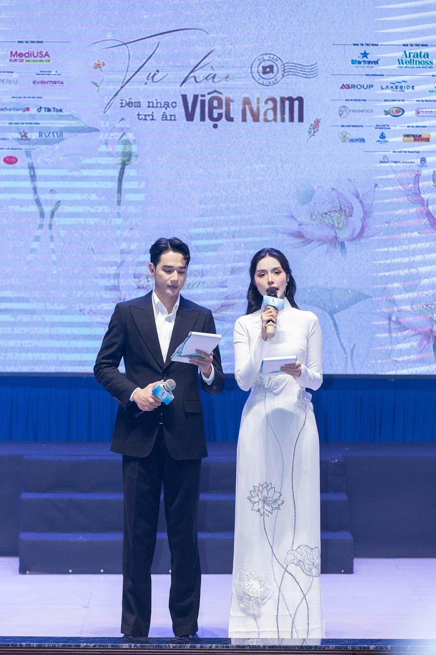 Đêm nhạc tri ân "Tự hào Việt Nam" của Hoa hậu Quốc gia Việt Nam 2024 - Ảnh 3.