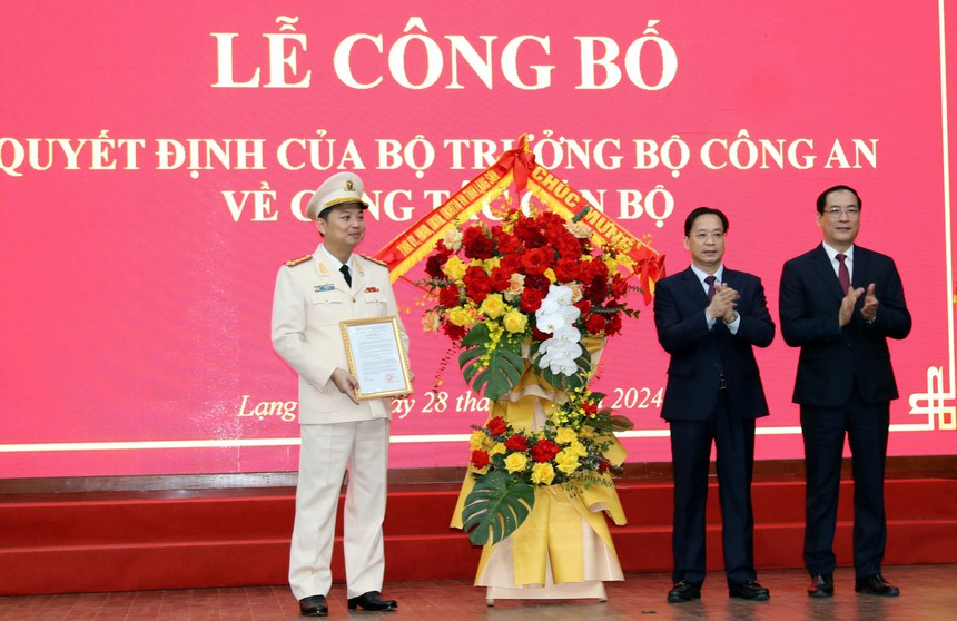 Đại tá Nguyễn Tiến Trung làm Giám đốc Công an tỉnh Lạng Sơn - Ảnh 2. Đại tá Nguyễn Tiến Trung làm Giám đốc Công an tỉnh Lạng Sơn - Ảnh 2.
