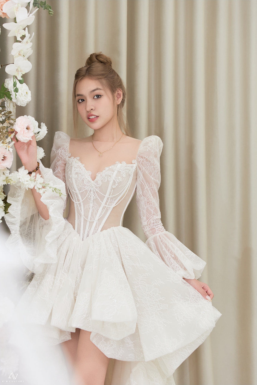 Trần Thanh Tâm đặt may 7 thiết kế váy cưới cho ngày trọng đại - Ảnh 4.