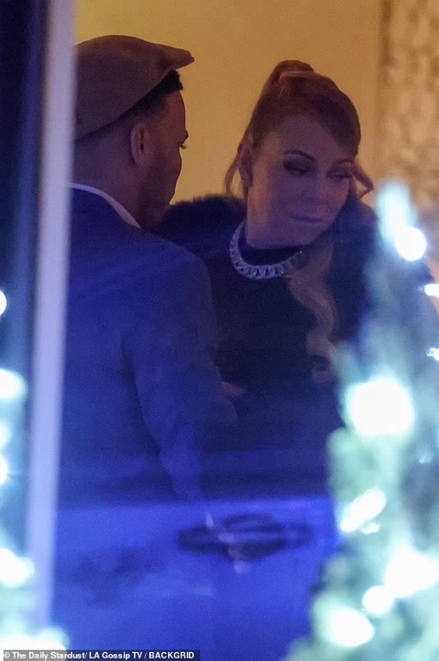 Mariah Carey và Anderson .Paak lại nắm tay tình tứ tại Aspen - Ảnh 8.