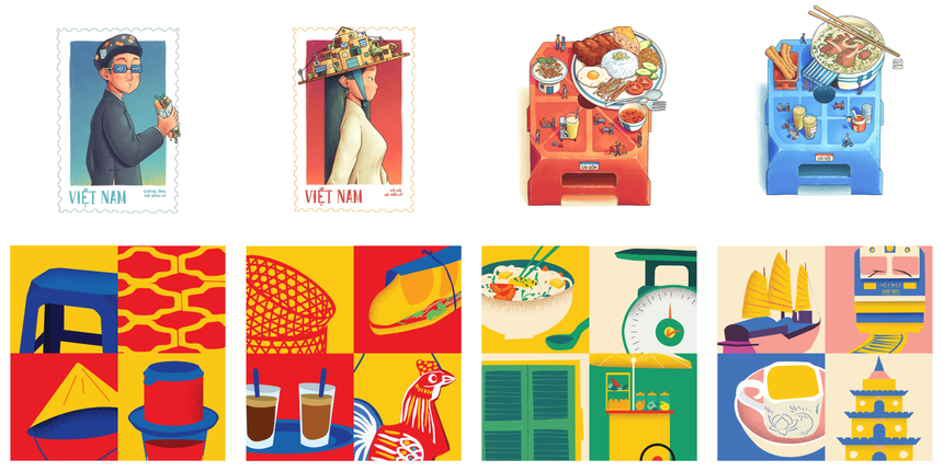 UNIQLO yêu văn hóa Việt: In nón lá, bánh mì lên áo thun - Ảnh 4. UNIQLO yêu văn hóa Việt: In nón lá, bánh mì lên áo thun - Ảnh 4.