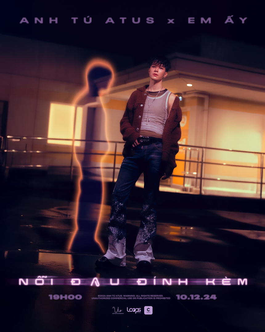 Anh Tú Atus tung poster "Nỗi đau đính kèm", trở lại đường đua âm nhạc - Ảnh 1.