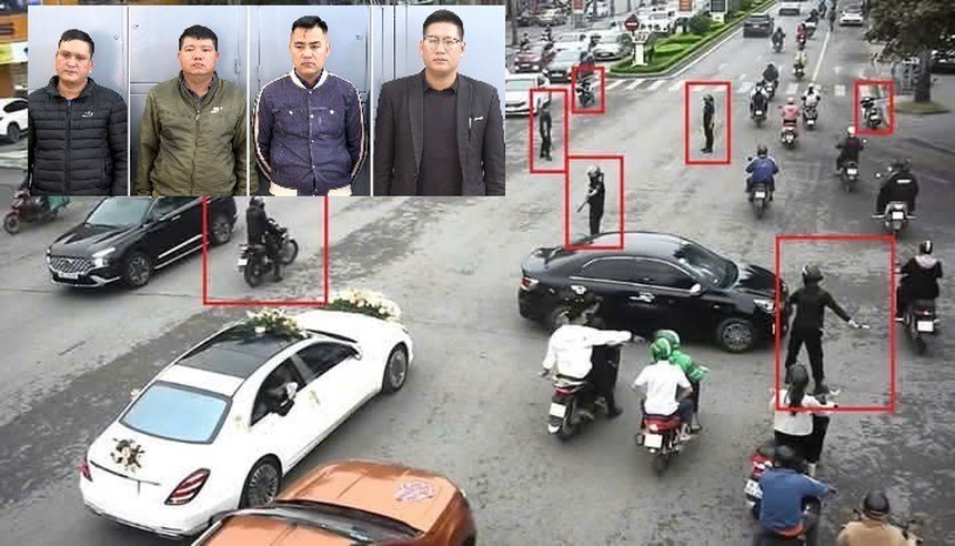 Thanh Hóa: Mở rộng điều tra vụ "vệ sĩ" dẹp đường cho đoàn xe đám cưới - Ảnh 1.
