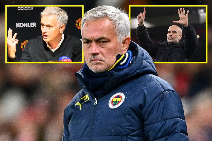 Bị Guardiola mỉa mai, Mourinho liền đáp trả gay gắt - Ảnh 1.
