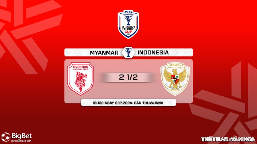 Nhận định, soi tỷ lệ Myanmar vs Indonesia 19h30 ngày 9/12, vòng bảng AFF Cup 2024 - Ảnh 11.
