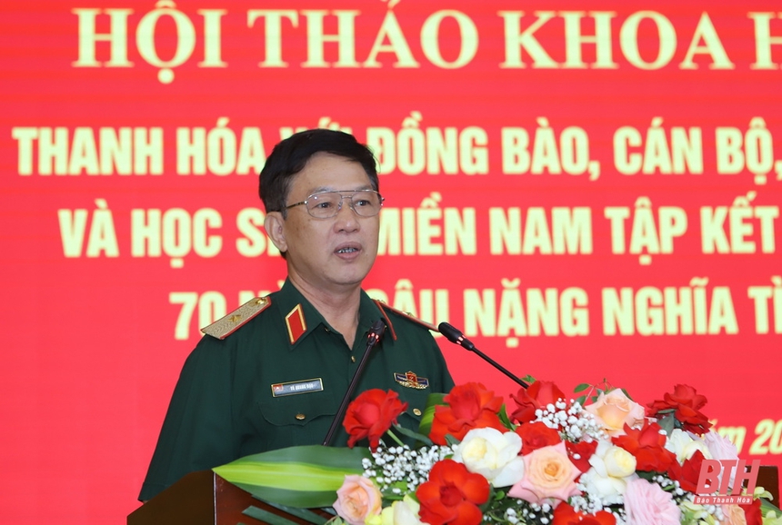 Chị Hằng biên tập - Hội thảo khoa học "Thanh Hóa với đồng bào, cán bộ, chiến sĩ và học sinh miền Nam tập kết ra Bắc - 70 năm sâu nặng nghĩa tình” - Ảnh 11.